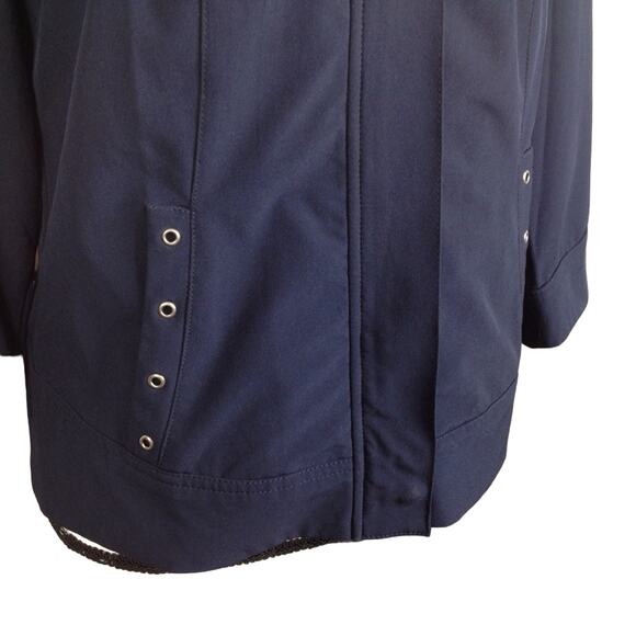 Zenergy By Chico's Blue Zip Front Lightweight Jacket - Picture 6 of 8